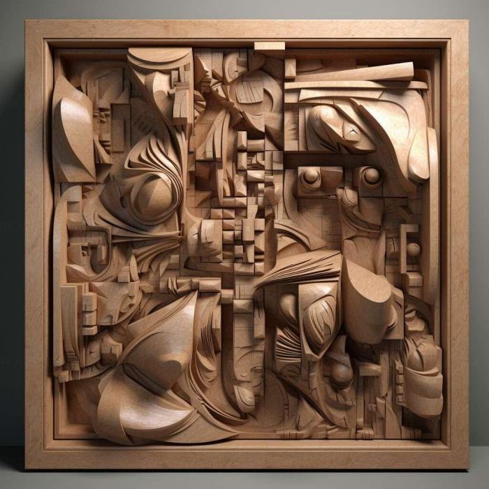 نموذج ثلاثي الأبعاد لآلة CNC 3D Art 